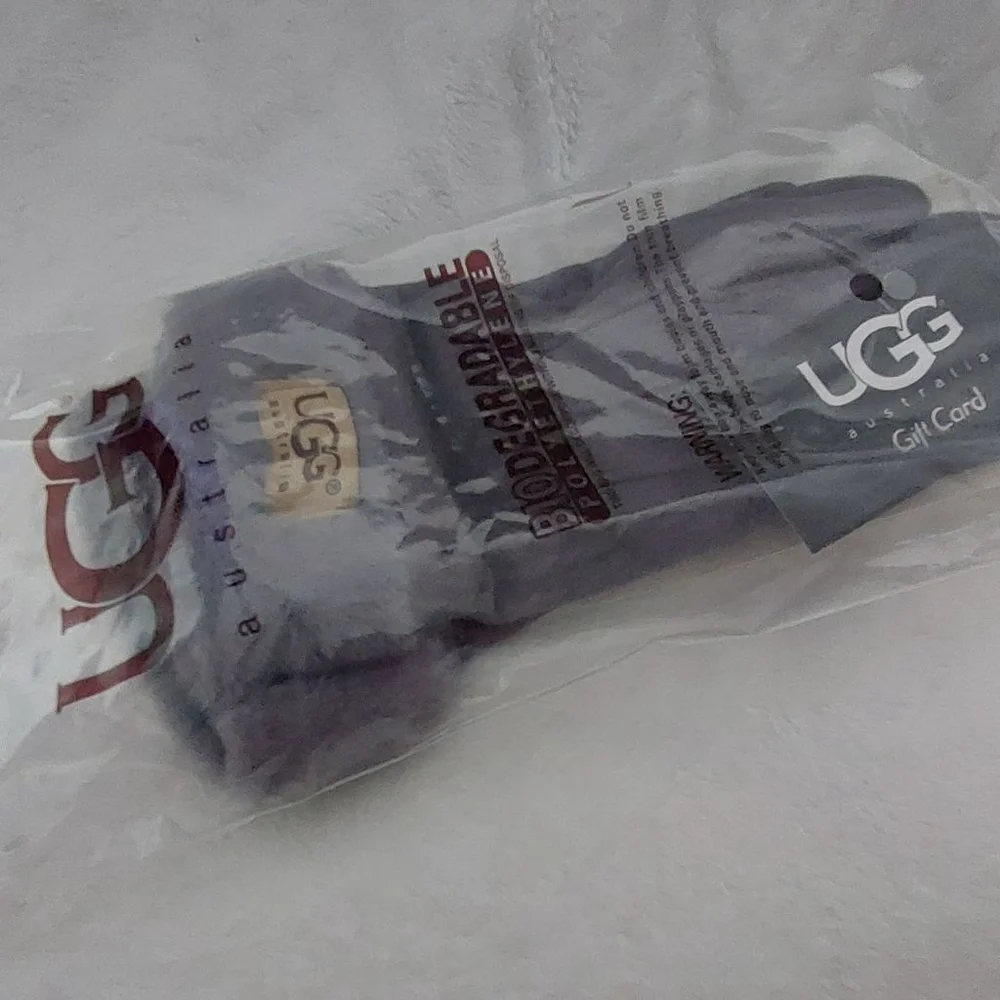 Women's UGG Gray One Size Gloves & Mittens - Picture 4 of 6